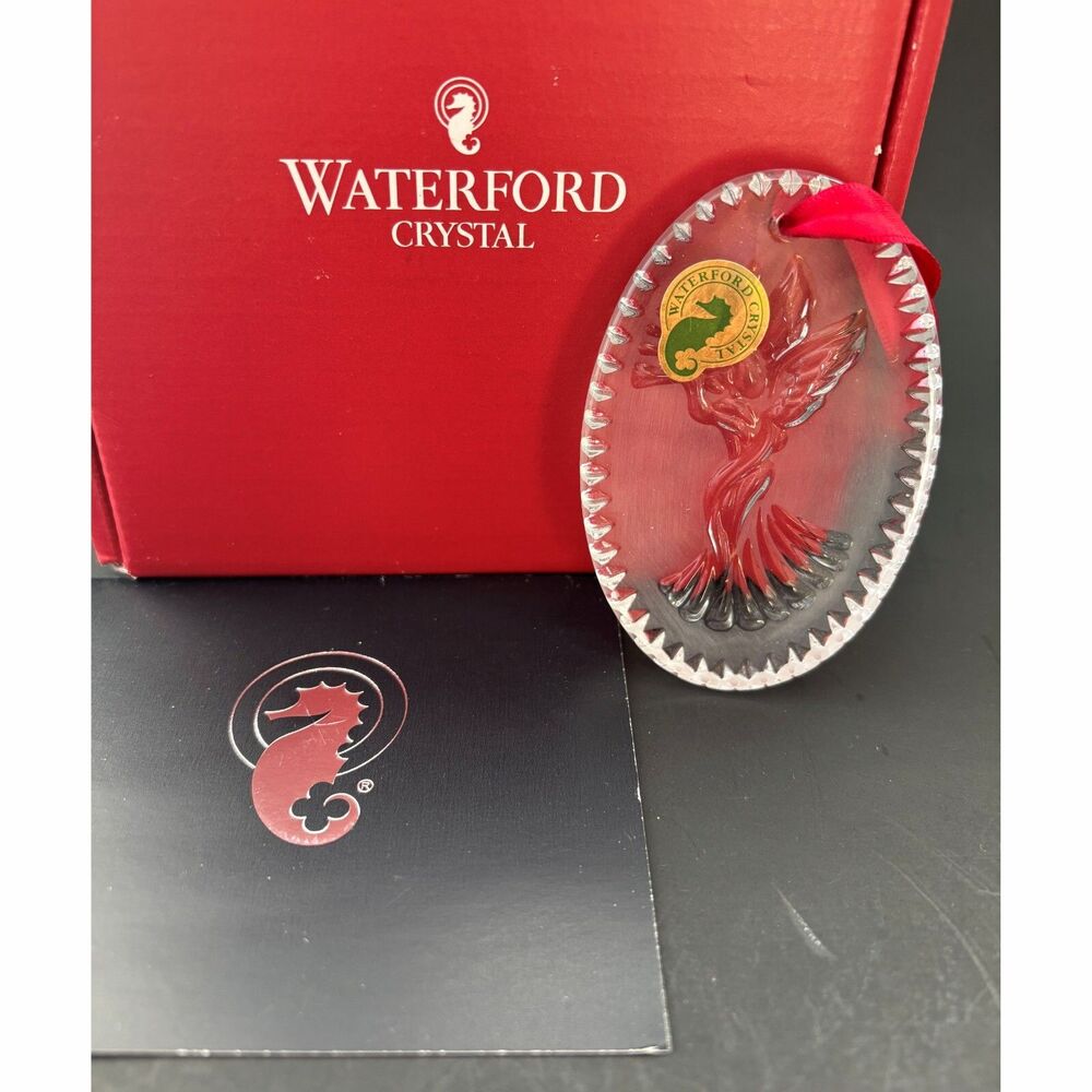 Waterford 2011 Annual Angel Crystal Christmas Ornament Holiday Retired
